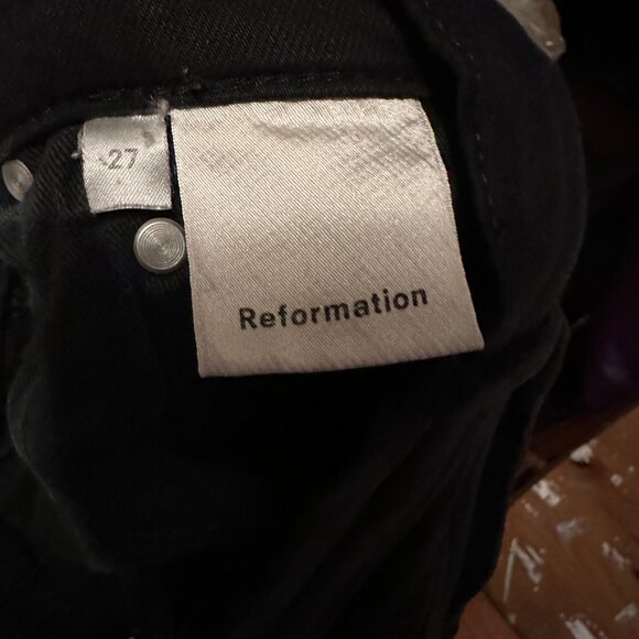 High Rise Black Skinny Jeans - Picture 3 of 7